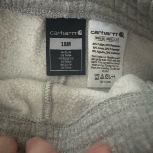 Carhartt Gray Sweatpants Relaxed Fit Joggers - Picture 2 of 2